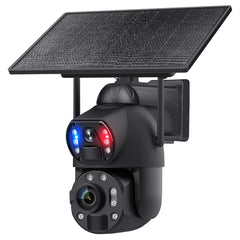 36X Zoom 6MP Dual Optical Zoom PTZ Camera 4G GSM Metal Outdoor Solar Camera Wide Dual Pir Security 36X Optical PTZ Camera