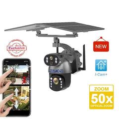 ESOE 360 intelligent solar wi fi energy alert ptz security camera with alarm cctv camera 4g sim card camera de surveillance