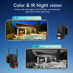 China Wholesale Hieasy App 4G Wireless AOV 8W Solar Security Surveillance Camera System HD Outdoor Night Vision AI Motion