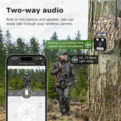 Hieasy 4G Wireless 3MP Mini Solar Battery AI Camera 4G IP Waterproof Wall-mounted Installation AOV PTZ Hidden Camera