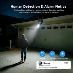 China Wholesale Hieasy App 4G Wireless AOV 8W Solar Security Surveillance Camera System HD Outdoor Night Vision AI Motion