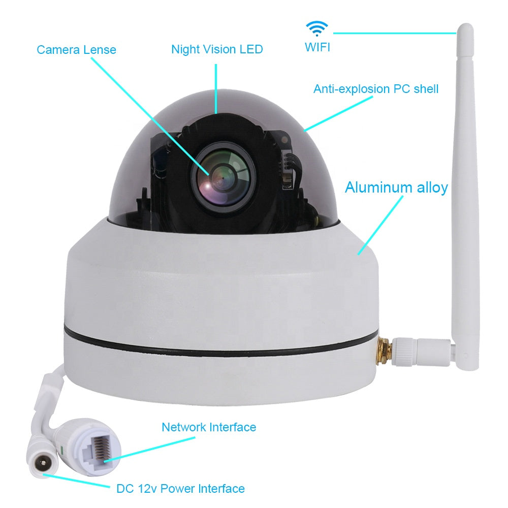 Mini WiFi Camera 1080P HD – Indoor/Outdoor Home Security With Night Vision