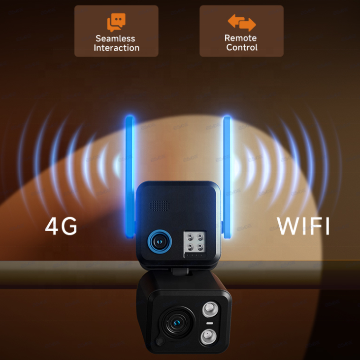WiFi plus 4G dual connectivity for flexible installation