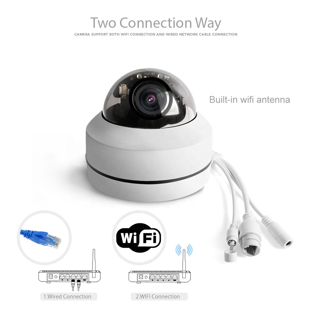 HD 1080P 2MP Wireless PTZ IP Camera CCTV Onvif 2.5 Inch mini  Dome Outdoor smart home Security Cameras WiFi 4X Zoom P2P